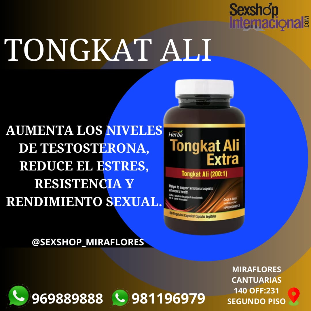 SUPLEMENTO POTENCIADOR-NATURAL-TONGKAT ALI-ORIGINAL-SEXSHOP LIMA 971890151 